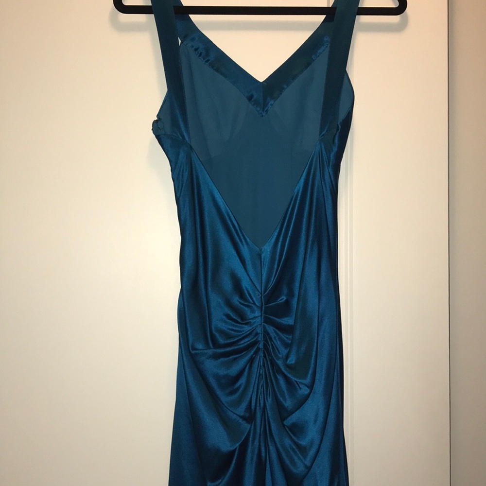 Adrianna Papell open back silk gown - 8